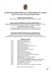 PROGRAM ERBOVNÃCH SLAVNOSTÃ 2006