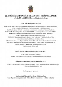 PROGRAM ERBOVNÃCH SLAVNOSTÃ 2006